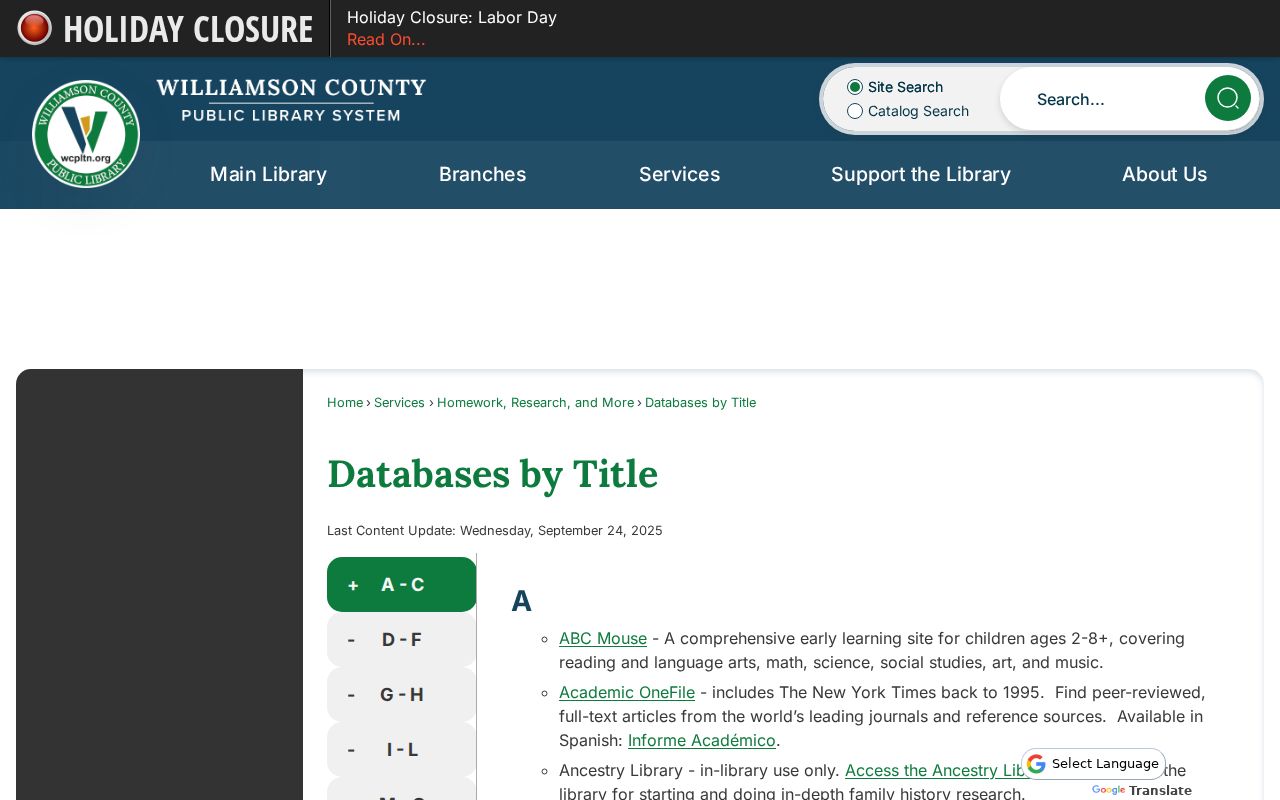 Brentwood city directory genealogy database research at WCPL